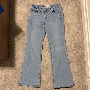Lucky Brand sweet mid rise flare sz 6